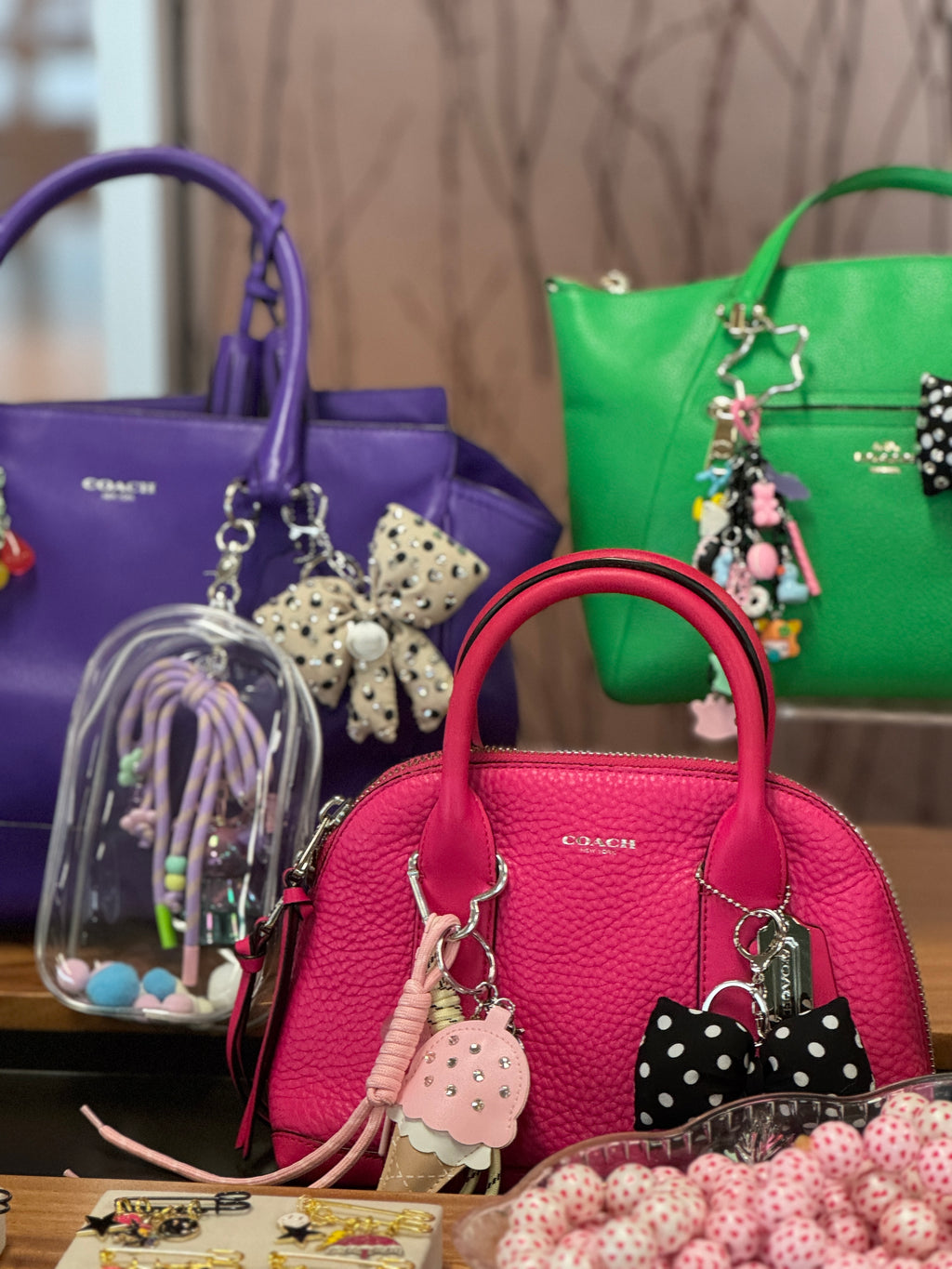 Multi-strand Bag Charm