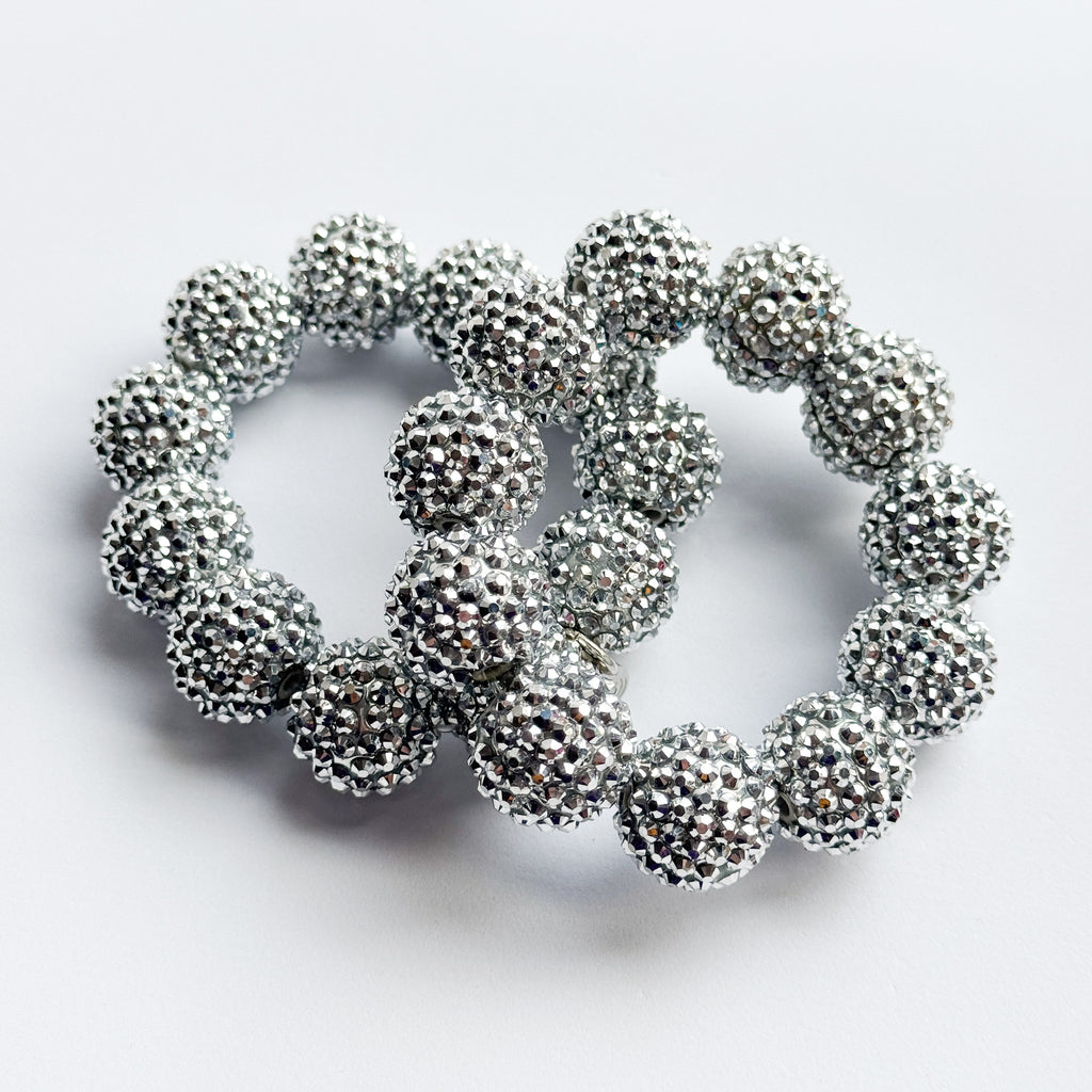 Silver Adult Sparkle Bracelet