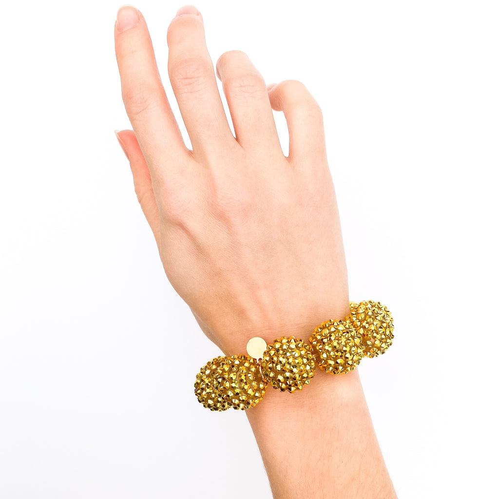 Gold Adult Sparkle Bracelet