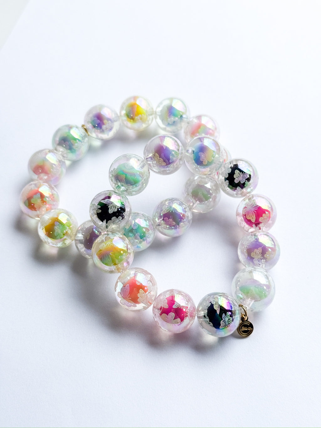 Rainbow Butterfly Bracelet