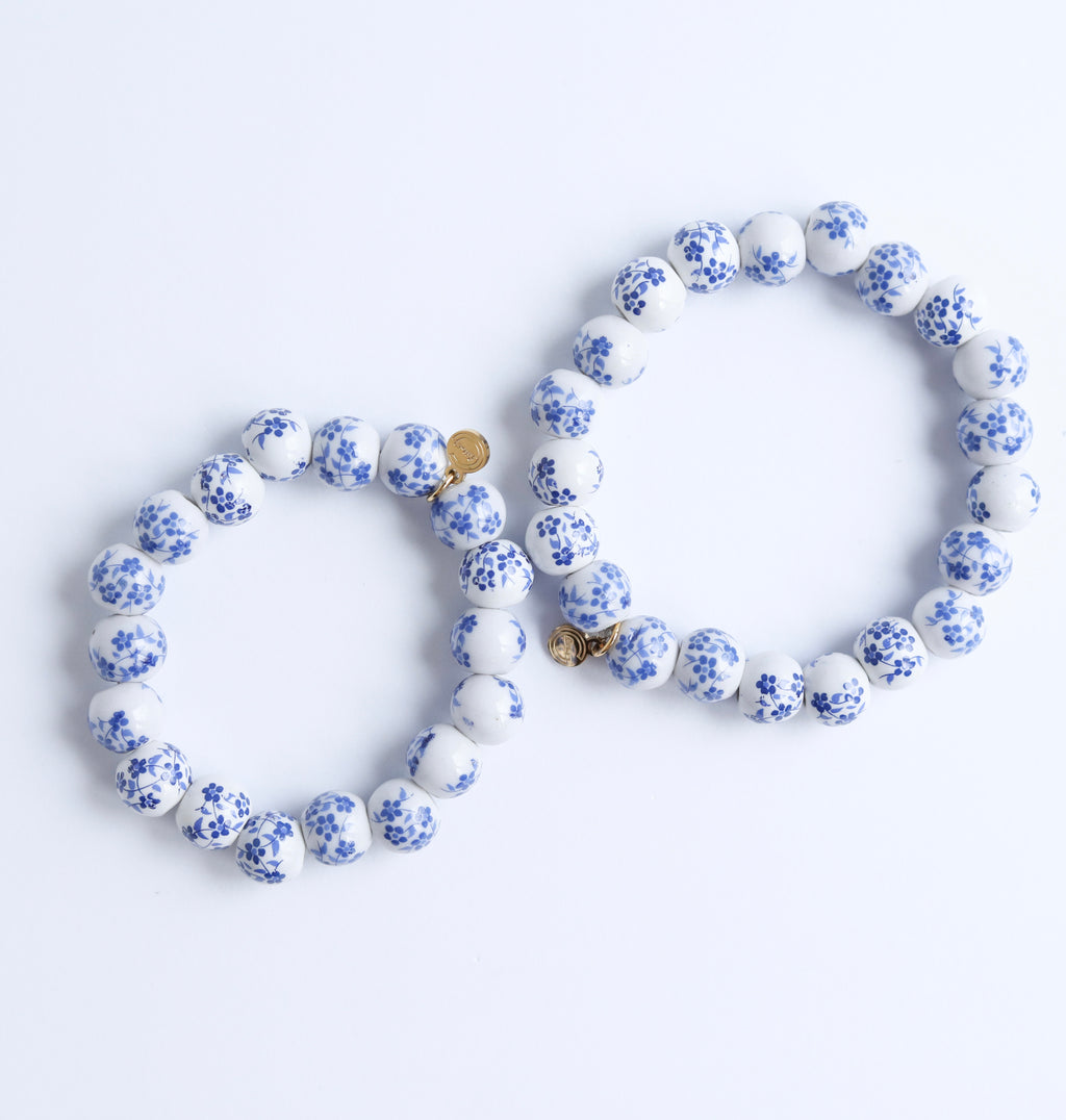 Mini Beaded Porcelain Bracelets