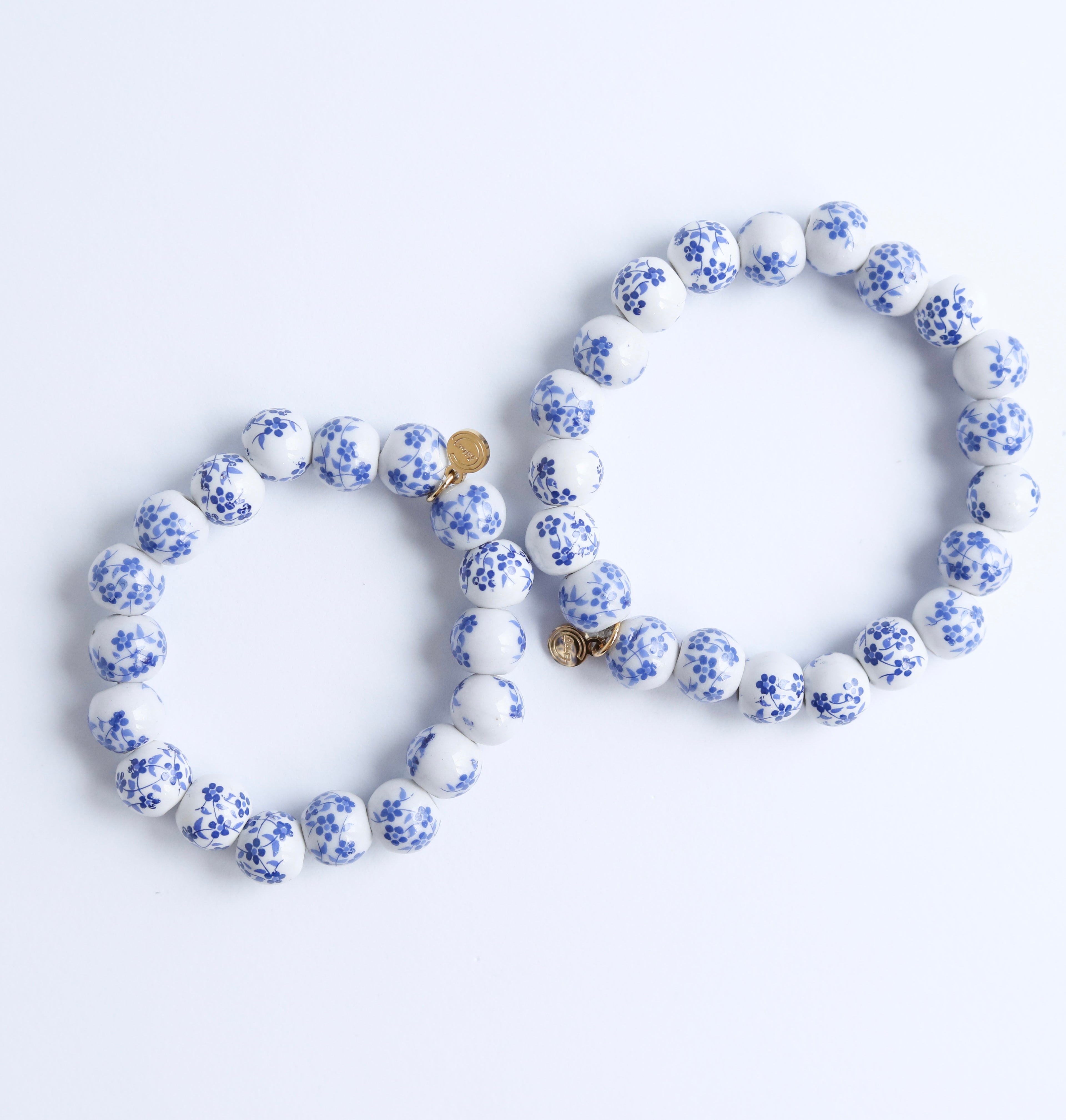 Mini Beaded Porcelain Bracelets
