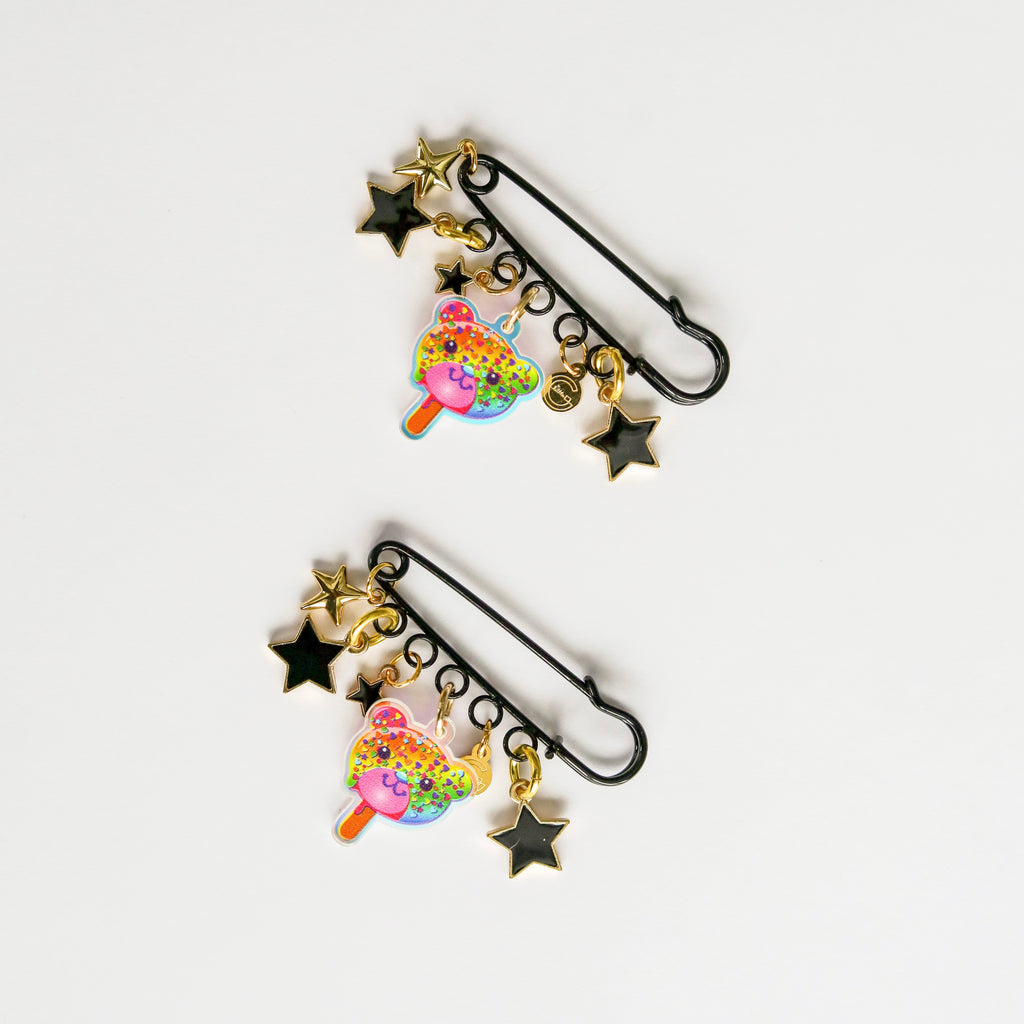 Rainbow Leopard Pin