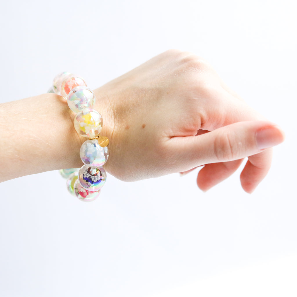 Rainbow Butterfly Bracelet