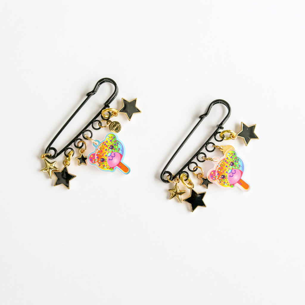 Rainbow Leopard Pin
