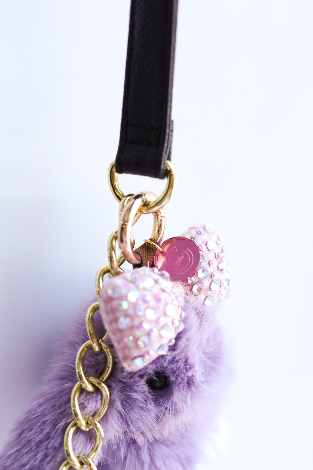 Fluffy Bunny Keychain