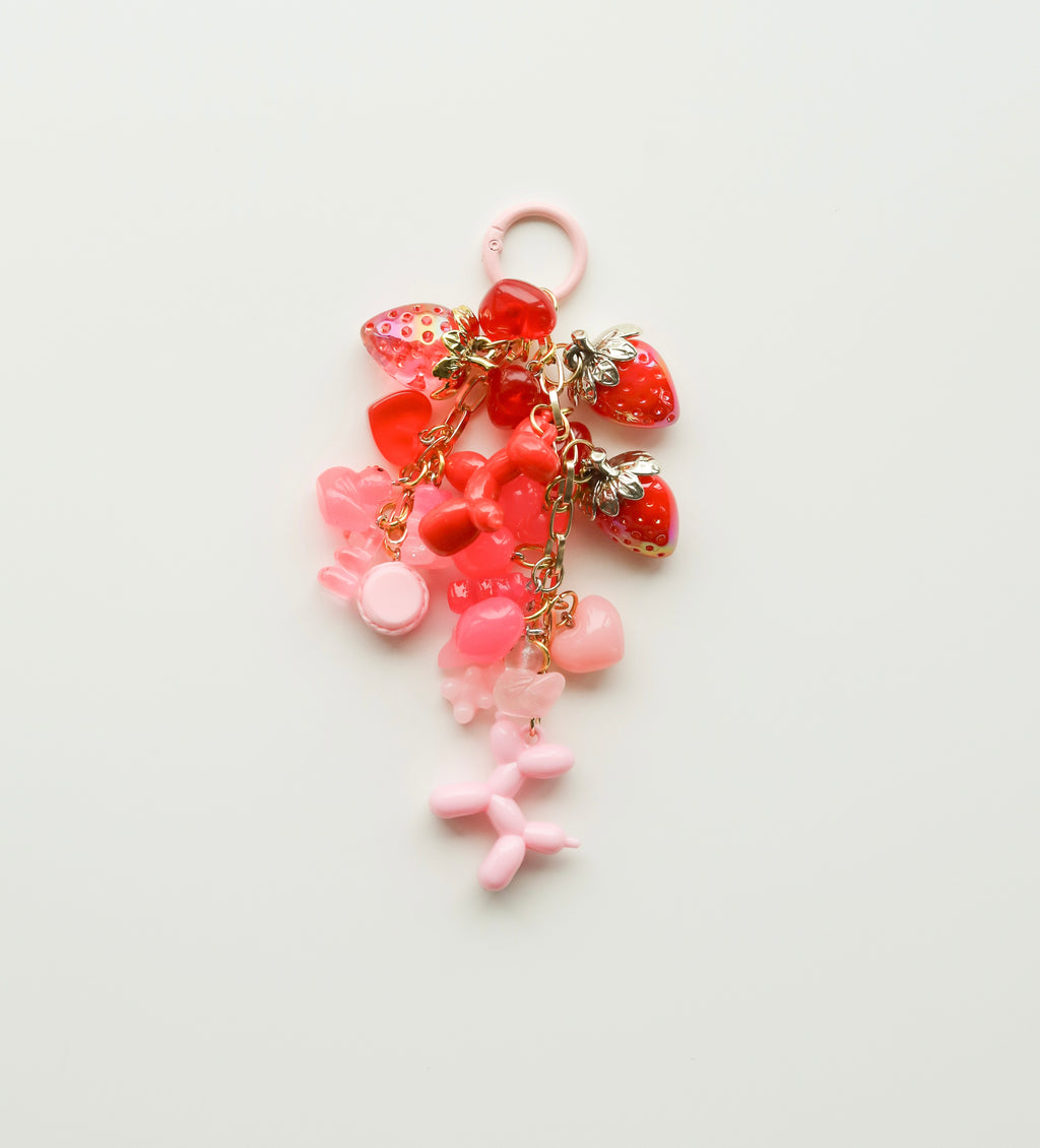 Ombre Pink Bag Charm