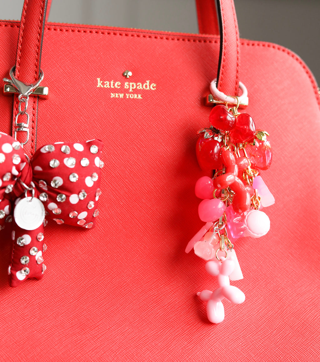 Ombre Pink Bag Charm