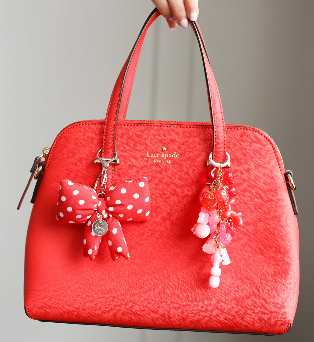 Ombre Pink Bag Charm