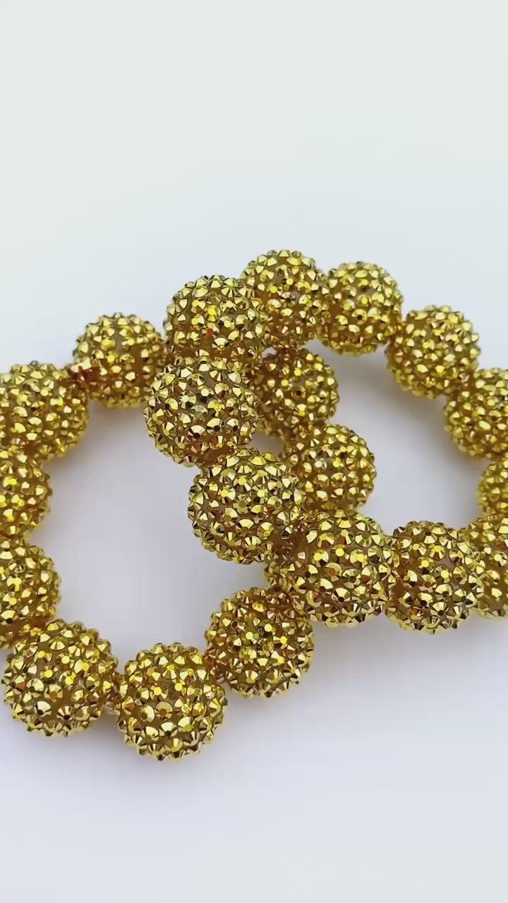 Gold Adult Sparkle Bracelet